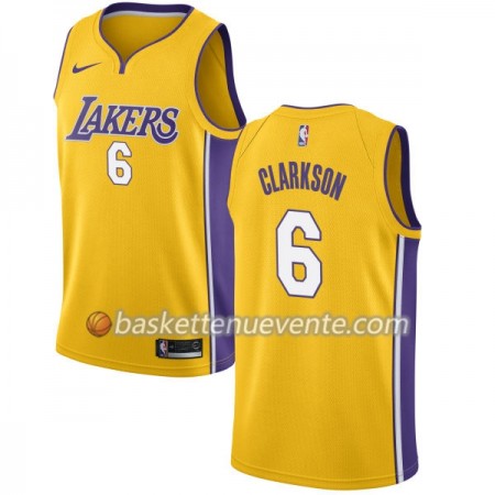Maillot Basket Los Angeles Lakers Jordan Clarkson 6 Nike 2017-18 Gold Swingman - Homme